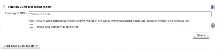 Jenkins/Hudson JUnit configuration